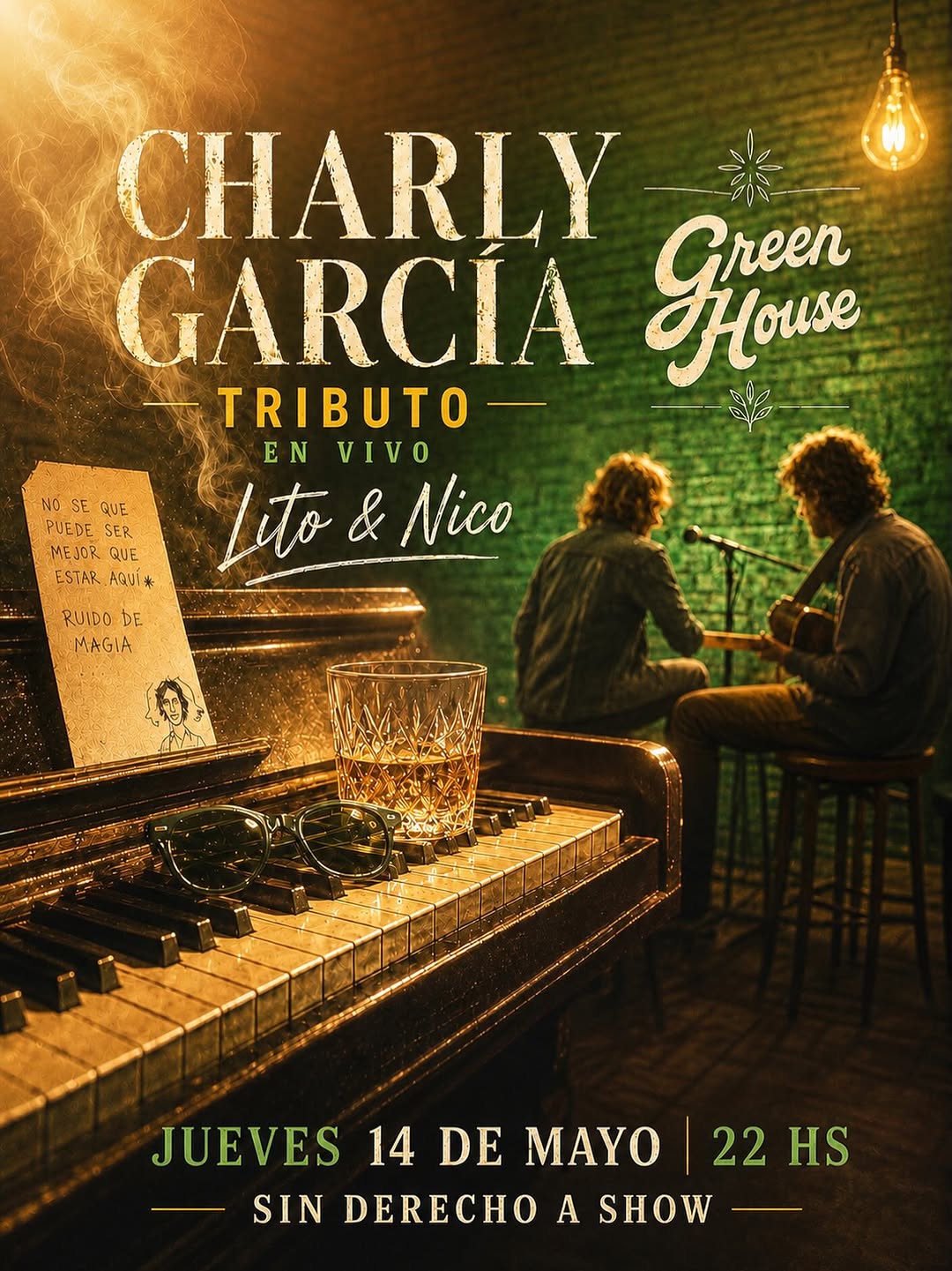 Música en San Juan: Charly García Tributo en Vivo