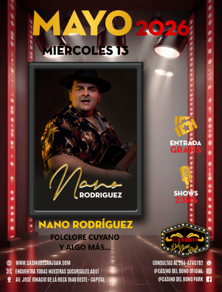 Música en San Juan: Nano Rodriguez
