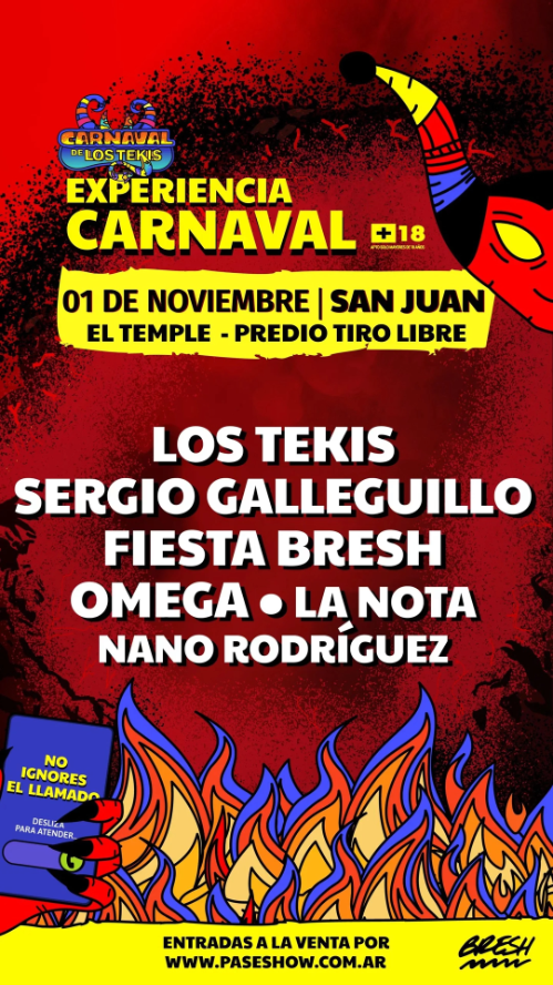 Experiencia Carnaval - Los Tekis