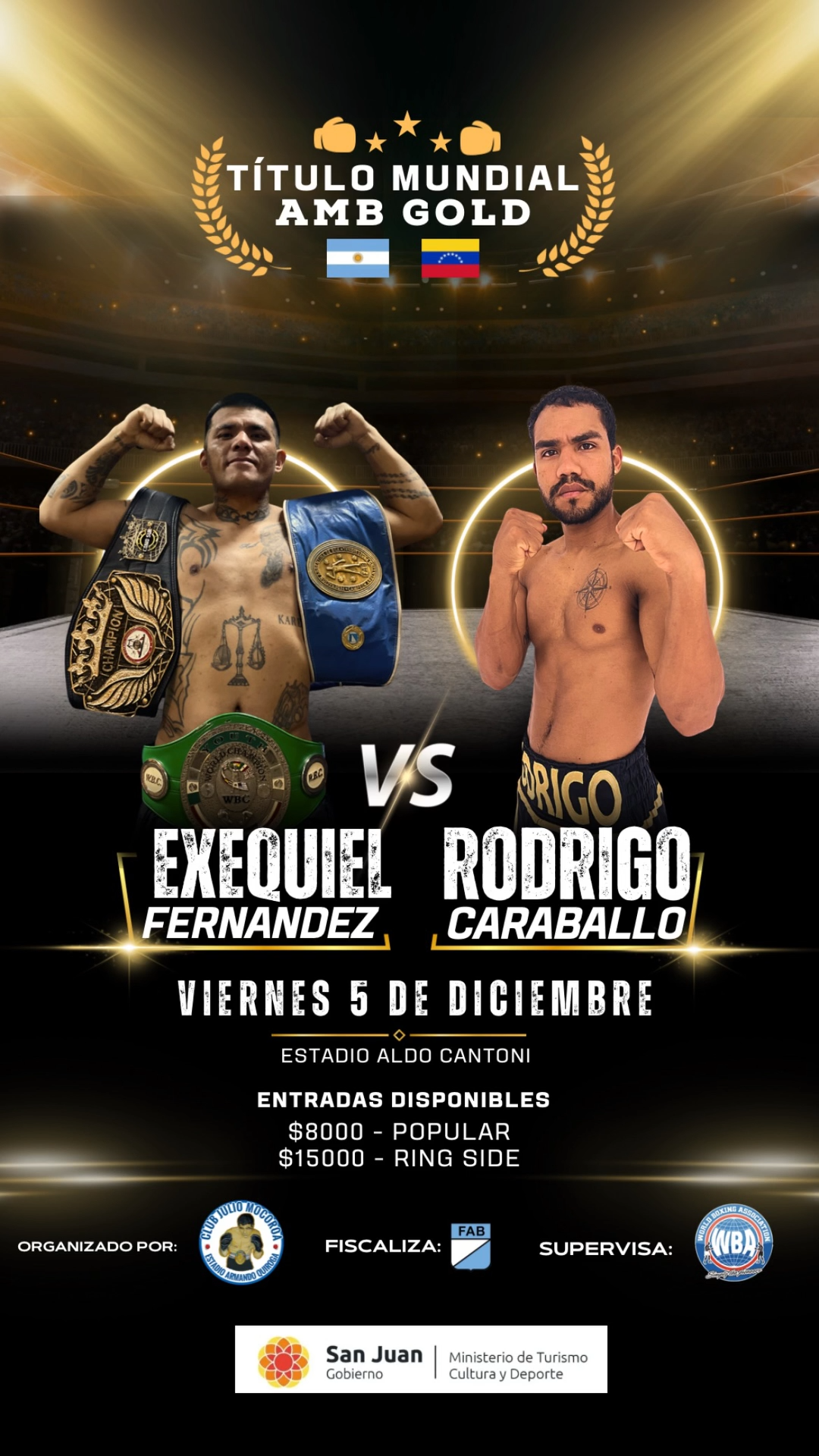 Titulo Mundial AMB Gold - Exequiel Fernandez vs Rodrigo Caraballo