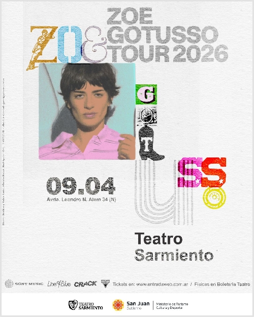 Zoe Gotusso Tour 2026