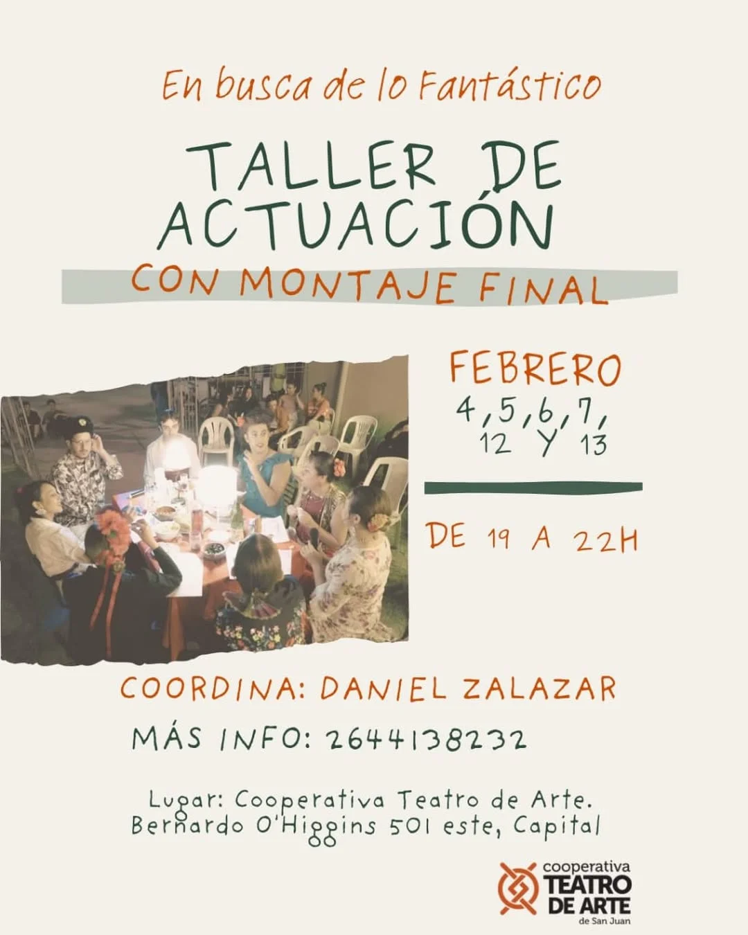 Taller de Actuacion con Montaje Final