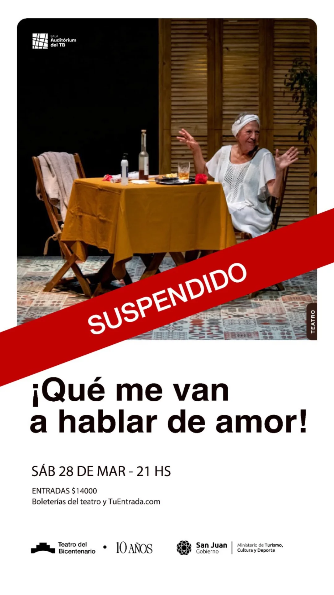 Suspendido > ¡Que me van a Hablar de Amor!
