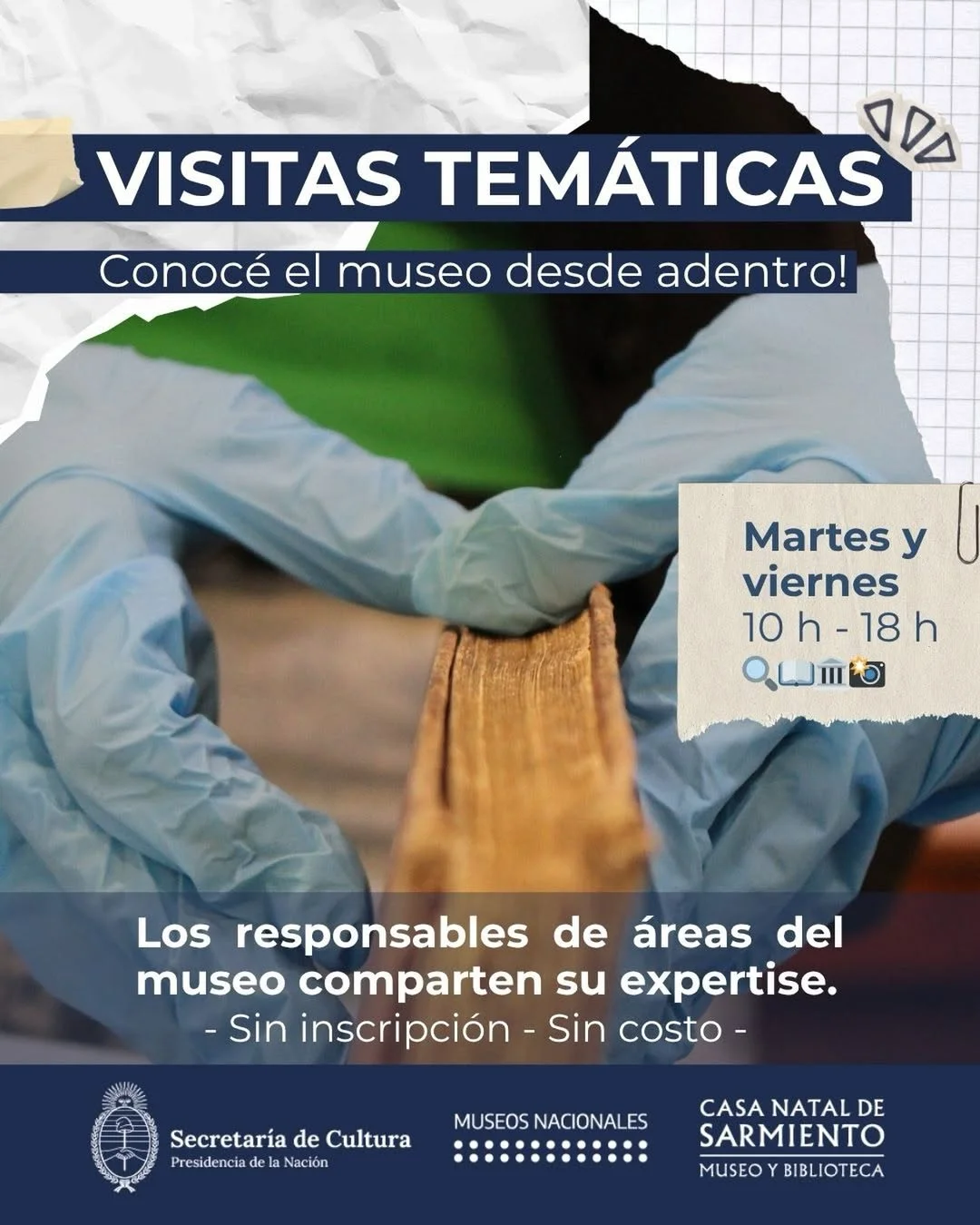 Visitas Tematicas - Conoce el Museo desde Adentro