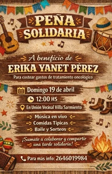 Peña Solidaria a Beneficio de Erika Yanet Perez