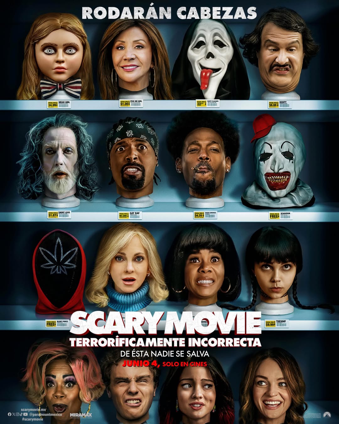 Poster de Scary Movie; Terrorificamente Incorrecta